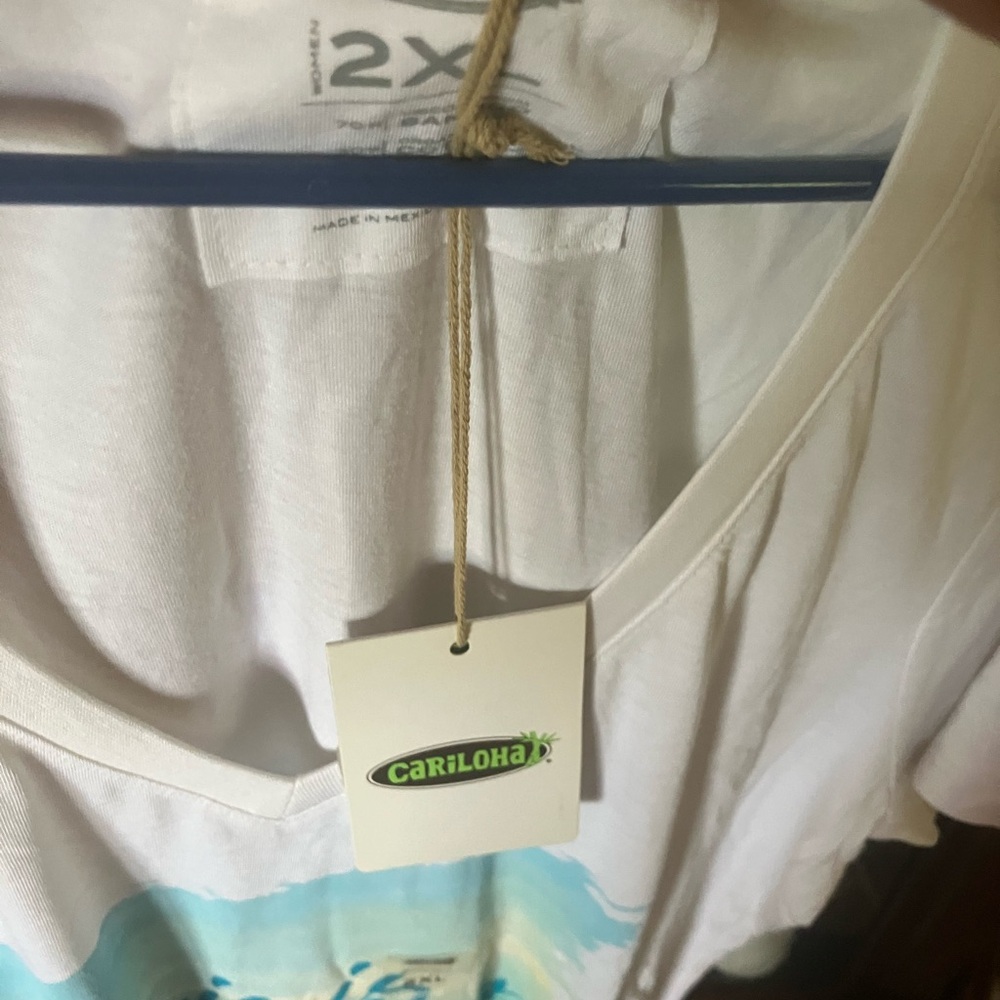 Carolina Herrera White Graphic Short Sleeve Tee